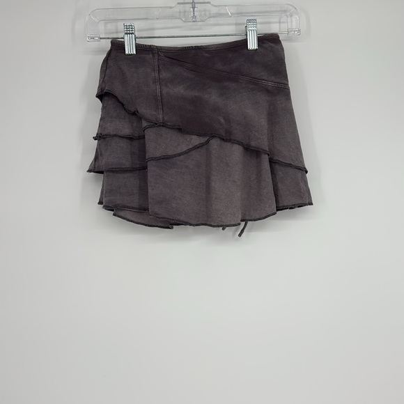BDG Luna Ruffle Ruched Mini Skirt Size XS - Picture 5 of 9